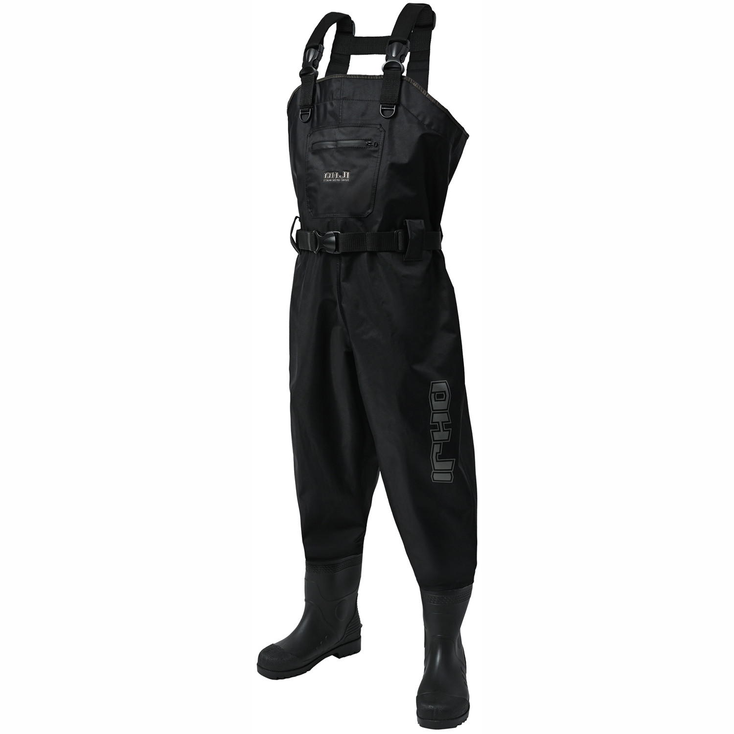 エクセル OH-004R チェストハイウェダー 420D (ラジアルソール) LL (26.5cm-27.0cm) ブラック OH-004R ﾁｪｽﾄﾊｲｳｪﾀﾞｰ420D (ﾗｼﾞｱﾙ